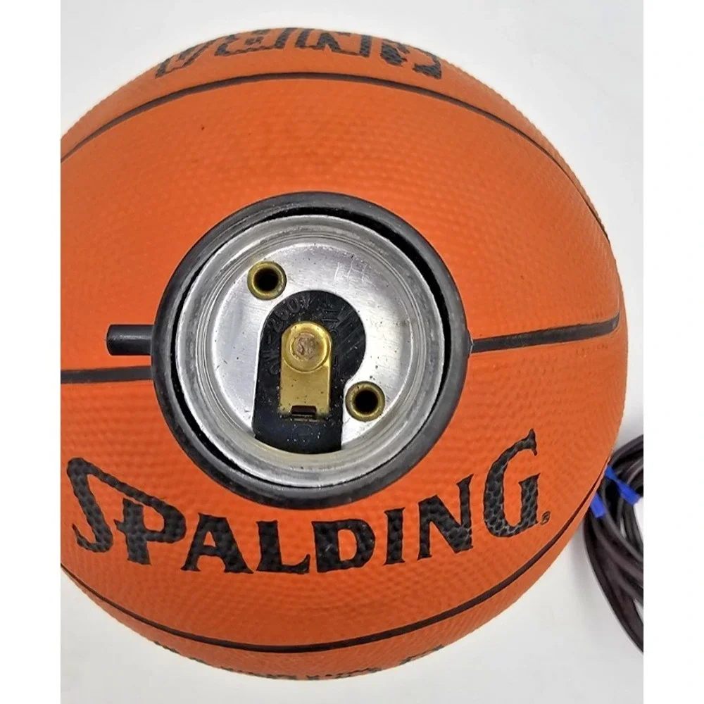 Basketball Lamp Spalding NBA Light Preowned 85in Cord Sports Decor No Shade
